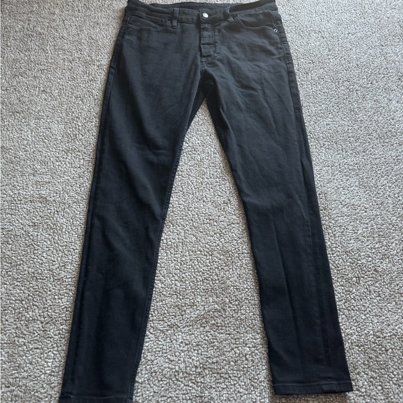 Men’s Black Ksubi Skinny Fit Jeans Size Large or Size 34 - Picture 1 of 4